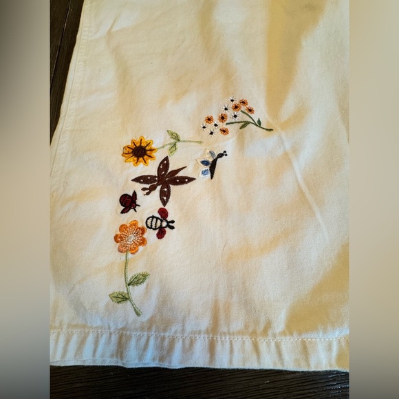 - AGAPO DENIM Vintage 90s Bib Capri Jean Overalls - Picture 9 of 14